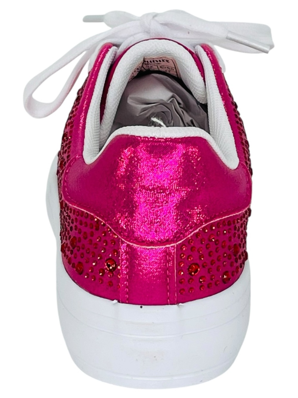 Juicy Couture Alanis Pink Rhinestone Womens Sneakers Size 6.5M - Picture 4 of 11